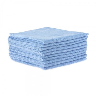 Lavette microfibre 38x38 cm bleu