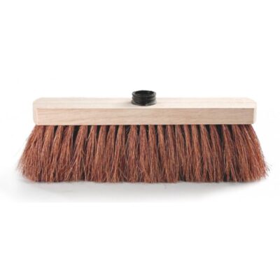 Balai coco naturel monture bois 29cm
