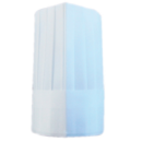 Toque ajustables 26cm BLANC airlaid