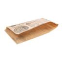 Sachet kraft ouverture 2 cotés 16x16,5 cm (marron)