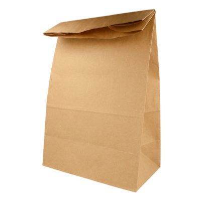Sac SOS kraft brun 25x15x43,5 cm