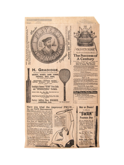 Sachet kraft ouverture 2 cotés 13x22 cm (marron)