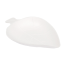 Verrine feuille bionic en pulp blanc 9x6x1,2 cm