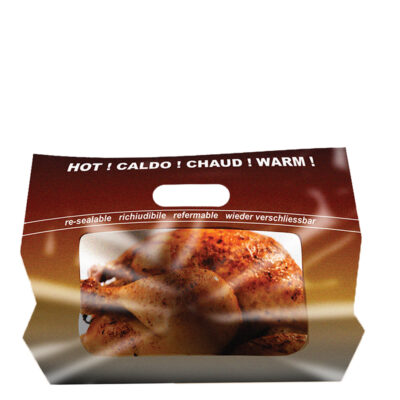 Sac poulet BOPP 350x290+150