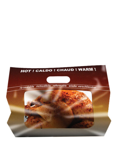 Sac poulet BOPP 350x290+150