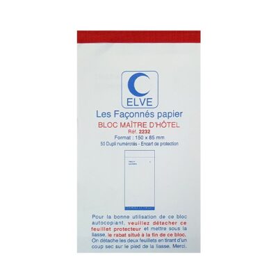 Bloc maitre d'hotel