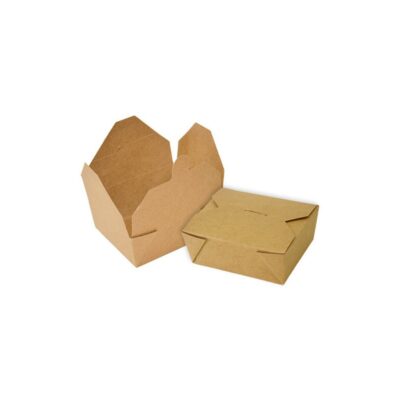 Boite biopack kraft brun