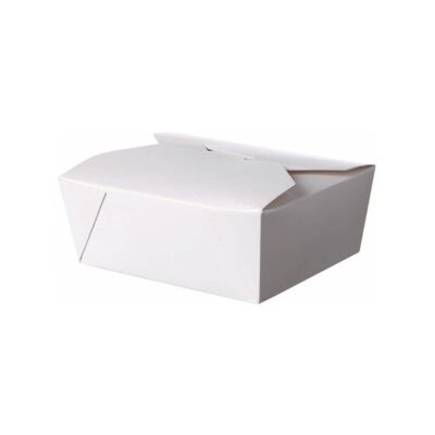 Boite biopack kraft blanc