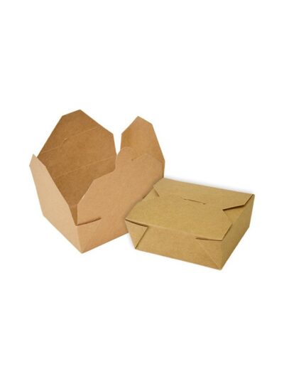 Boîte biopack kraft brun 780ml