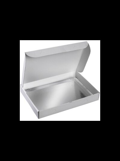 Boîte traiteur blanche 28x42 lunch (micro cannelure)