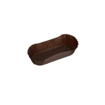 Caissette plissee brune (81BIS) 67x23x15mm