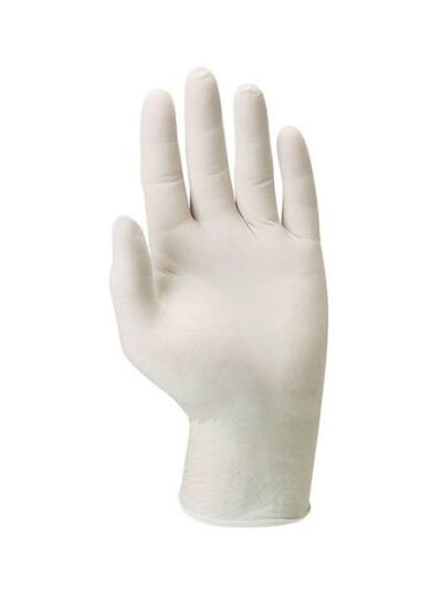 Gant latex non poudré BLANC L (10x100 pcs)