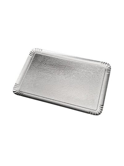 Plateau traiteur Argent 28x42 cm