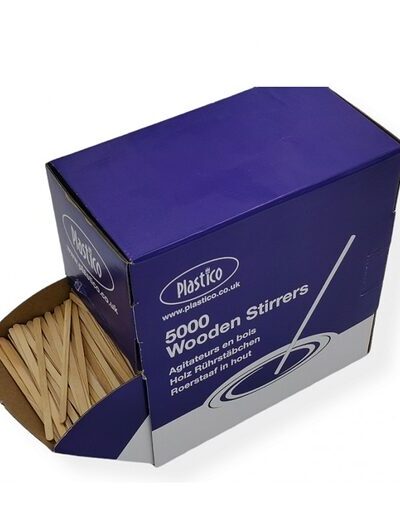 Spatule en bois 11 cm boite distributrice (touillette)