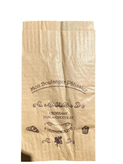 Sachet crois kraft BRUN 14x7x26cm