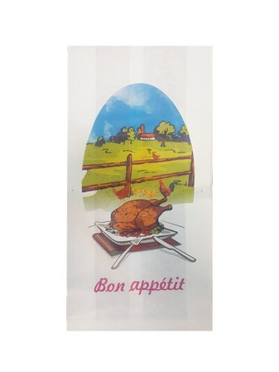 Sachet poulet 17+6x34,5 cm