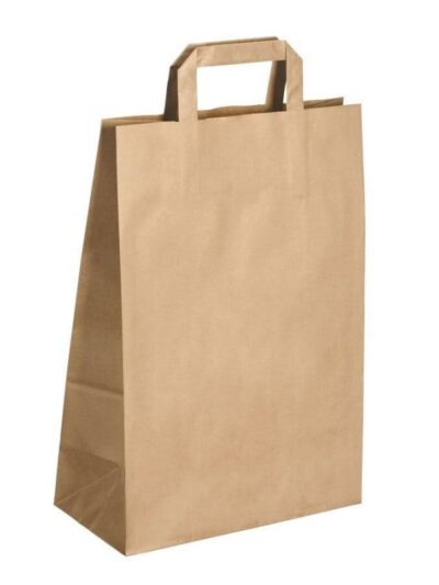 Sac kraft BRUN P.plates 22x10x28 cm