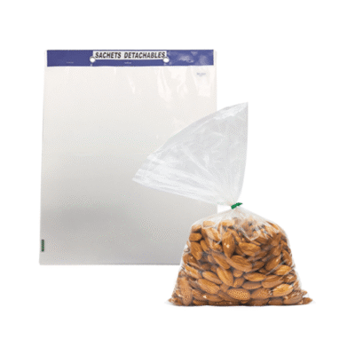 Sac liasse PEBD transparent — emballage primaire en liasses