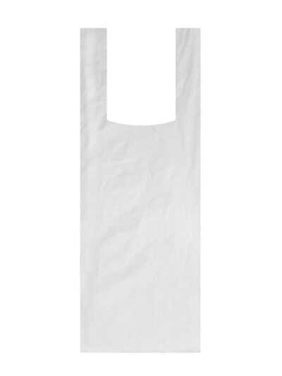 Tablier plastique jetable blanc 22µ