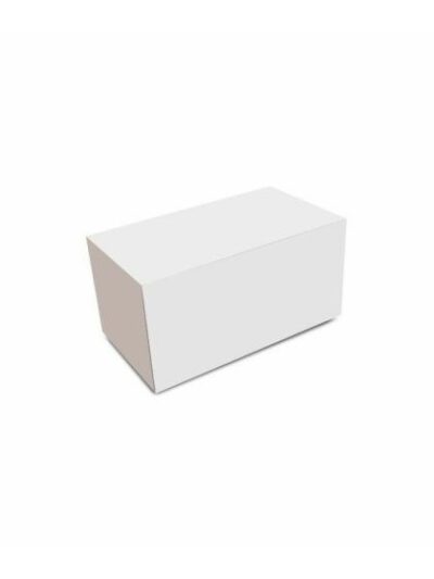 Boîte bûche en carton blanc