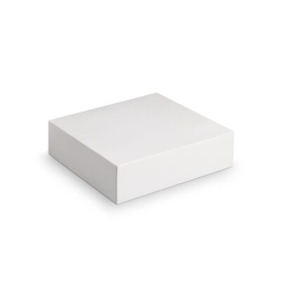 Boite patissiere blanche 22x10 cm