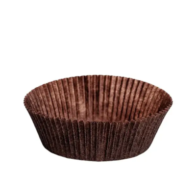 Caissette plissee brune (12/01) 110x60x25mm