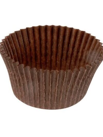 Caissette plissee brune (1202) 62x36x13mm