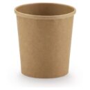 Pot en kraft 12 oz (360ml) + couvercle PET