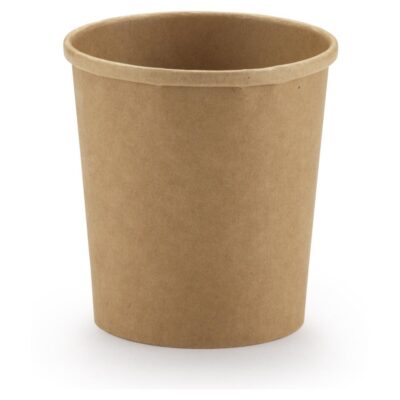 Pot en kraft 12 oz (360ml) + couvercle PET