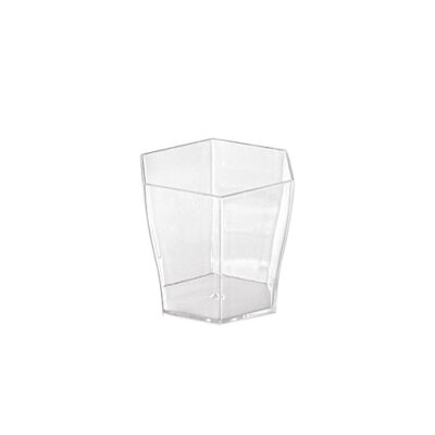 Verrine cristal Hexagone par 24pcs