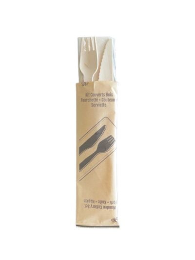 Kit couvert en bois 2/1