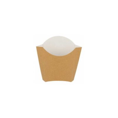 Pochette frites kraft brun — image éco snacking