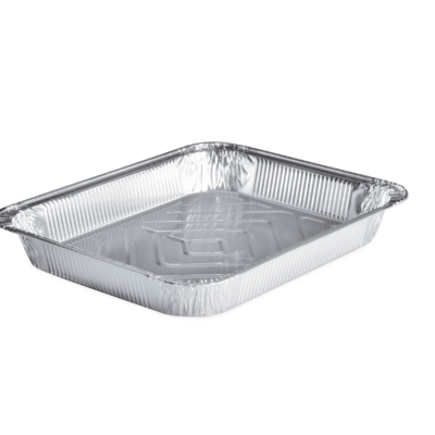 Bac gastro aluminium 1/2 — 2400, 3500 ou 5200 ml