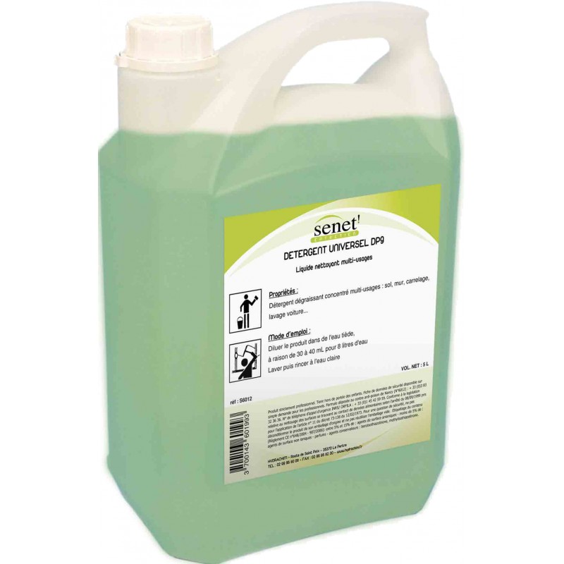 Détergent universel concentré SENET - Bidon de 5L (sol cuisine)