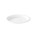 Assiette ronde pulp blanche