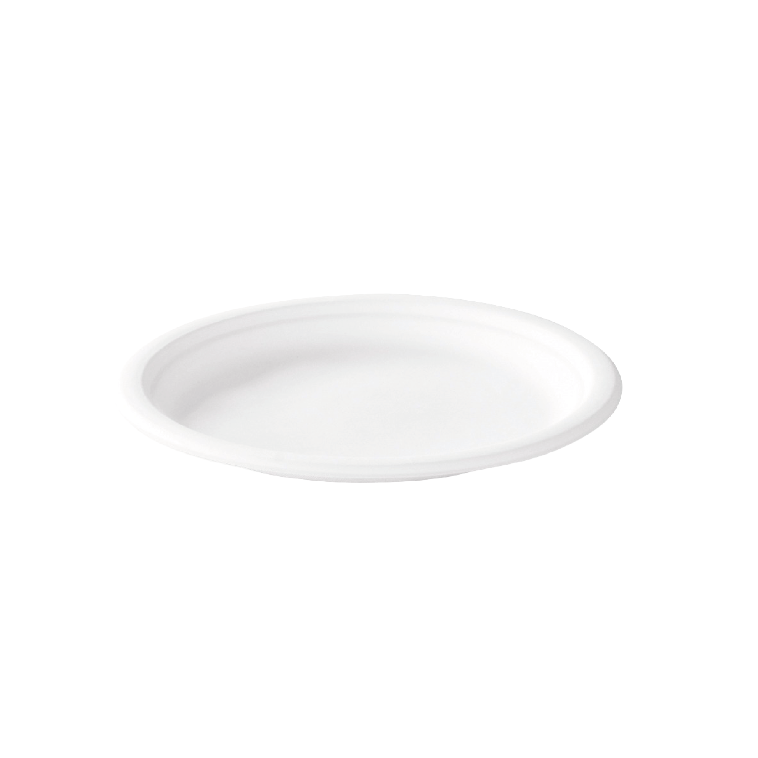 Assiette ronde pulp blanche