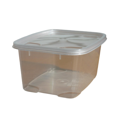 Barquette plastique MOG + couvercle — 250 à 1500 ml