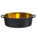 Verrine marmite Eskoffié 45 ml noir et cuivre — chef gastro