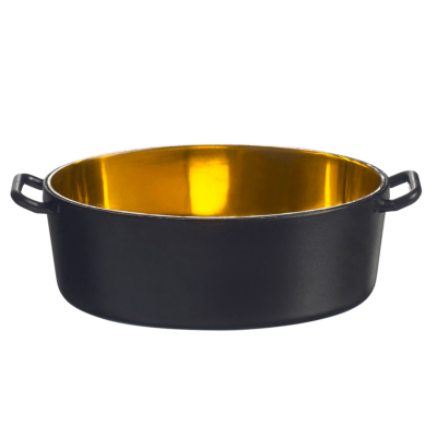 Verrine marmite Eskoffié 45 ml noir et cuivre — chef gastro